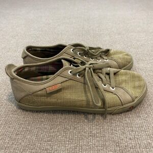 KEEN Shoes Womens Size 9 Green Canvas Casual Low Top Walking Sneakers 1004821